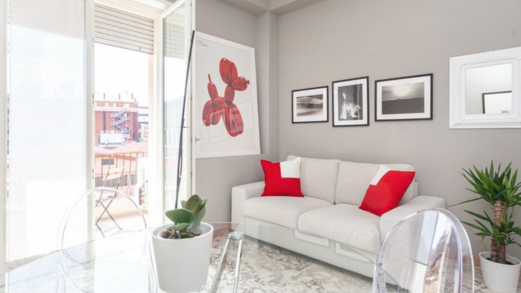 1-bedroom apartment, with outdoor area €3,000