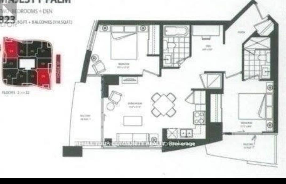 16th-Floor Condo in North York 1300$ 🇨🇦
