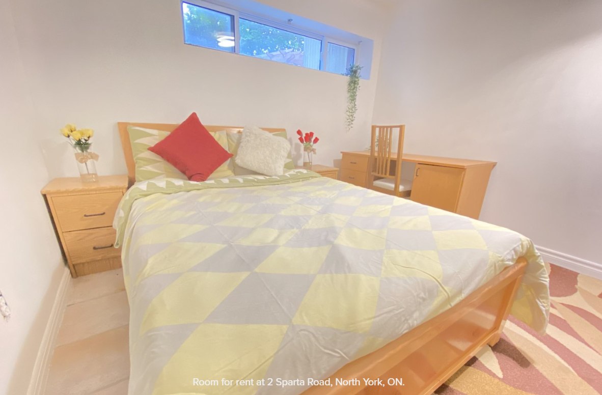 Furnished Room for Rent | North York $849