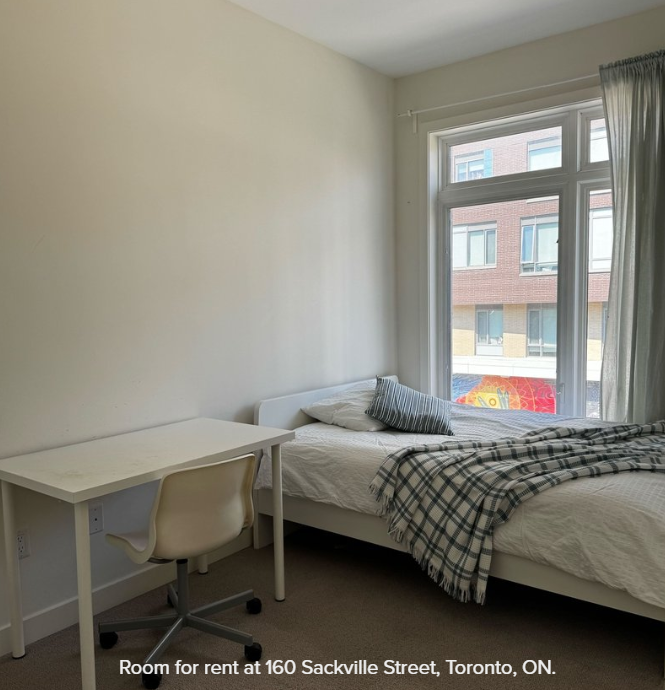 160 Sackville Street room - Toronto ON (1-Bedroom) $1300🇨🇦